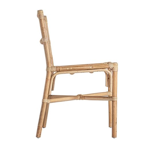 Chaise Tandag en rotin naturel, 53 x 53 x 80 cm