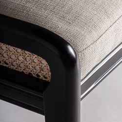 Velburg Rattanstuhl in Natur, 54 x 54 x 77 cm
