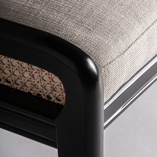 Velburg Rattanstuhl in Natur, 54 x 54 x 77 cm