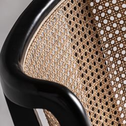Velburg Rattanstuhl in Natur, 54 x 54 x 77 cm