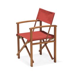 Sedia regista in legno di eucalipto 51,5 x 54,2 x 84 cm