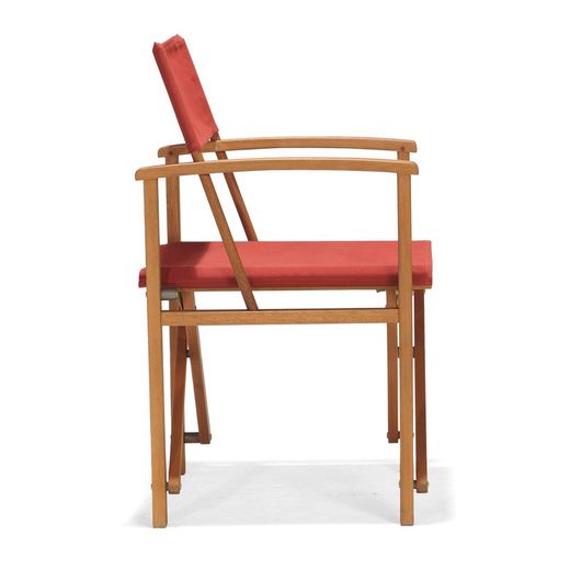 Sedia regista in legno di eucalipto 51,5 x 54,2 x 84 cm