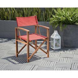 Sedia regista in legno di eucalipto 51,5 x 54,2 x 84 cm