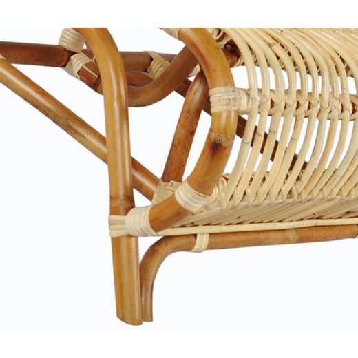 Anita Fauteuil in natuurlijk rotan, 65x82x76 cm