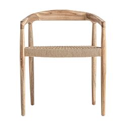 Fauteuil Caen en bois de teck naturel, 57 x 53 x 73 cm