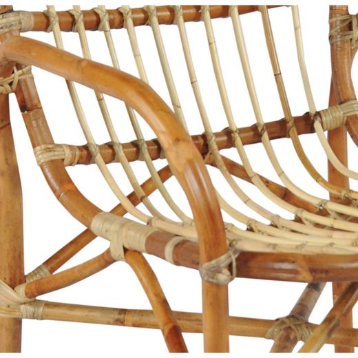 Cantika fauteuil naturel rotan, 65x66x76 cm
