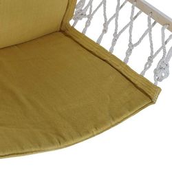Mustard Cotton Hanging Armchair, 97x50x120cm
