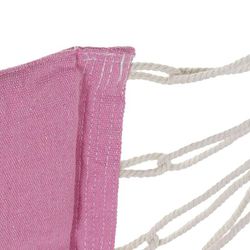 Fauteuil suspendu en coton rose, 97x54x100cm