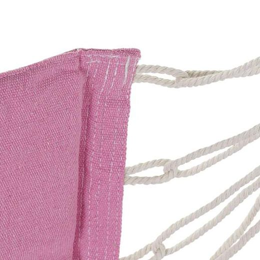 Fauteuil suspendu en coton rose, 97x54x100cm