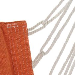 Poltrona sospesa in cotone terracotta, 97x50x120cm