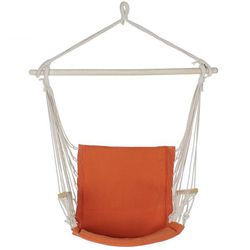 Poltrona Suspensa de Algodão Terracota, 97x50x120cm