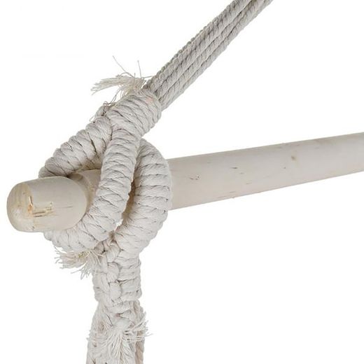Poltrona Suspensa de Algodão Terracota, 97x50x120cm