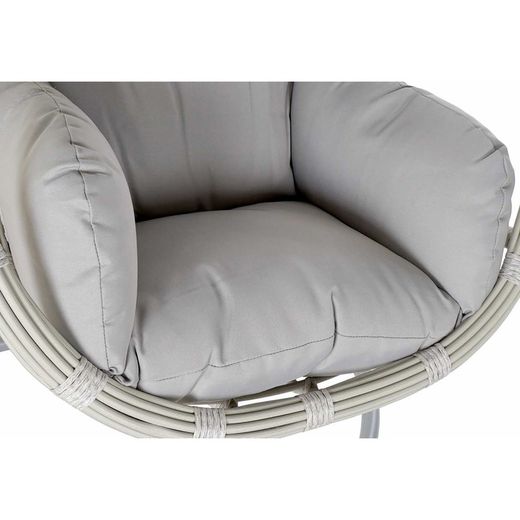 Gray Synthetic Rattan Hanging Armchair, 100x70x195cm
