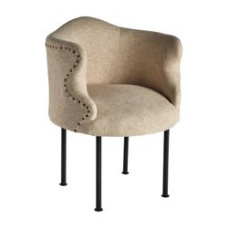 Crovie jute armchair in sand, 65 x 69 x 85 cm