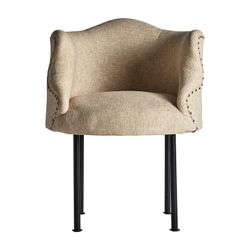 Crovie jute armchair in sand, 65 x 69 x 85 cm