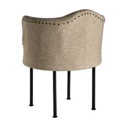 Crovie jute armchair in sand, 65 x 69 x 85 cm