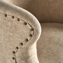 Crovie jute armchair in sand, 65 x 69 x 85 cm