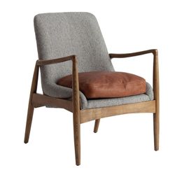 Fir Fauteuil Elati Bruin/Beige, 68x68x82cm