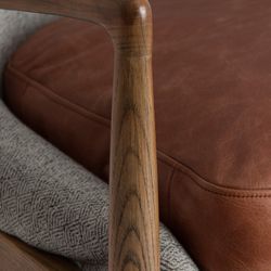 Fir Fauteuil Elati Bruin/Beige, 68x68x82cm