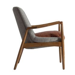 Fir Fauteuil Elati Bruin/Beige, 68x68x82cm