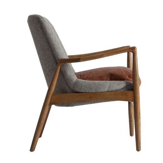 Fir Fauteuil Elati Bruin/Beige, 68x68x82cm