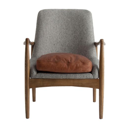 Fir Fauteuil Elati Bruin/Beige, 68x68x82cm