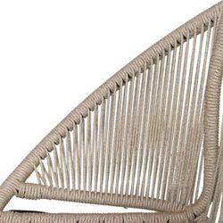 Natural rope armchair in natural, 76 x 66 x 83 cm | Caprese