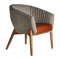 Gray Neive Ash Armchair, 70x62x89cm