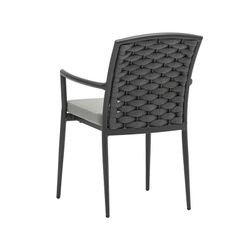 Anthracite aluminum garden dining set | Boori + Walga