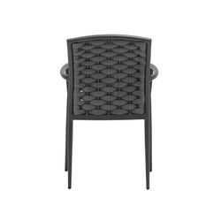 Anthracite aluminum garden dining set | Boori + Walga