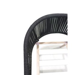 Garden dining set in natural aluminum | Sunset