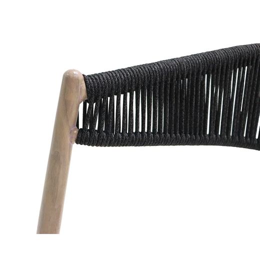 Garden dining set in natural aluminum | Sunset