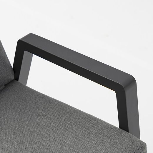 Anthracite aluminum garden dining set | Byron + Albury