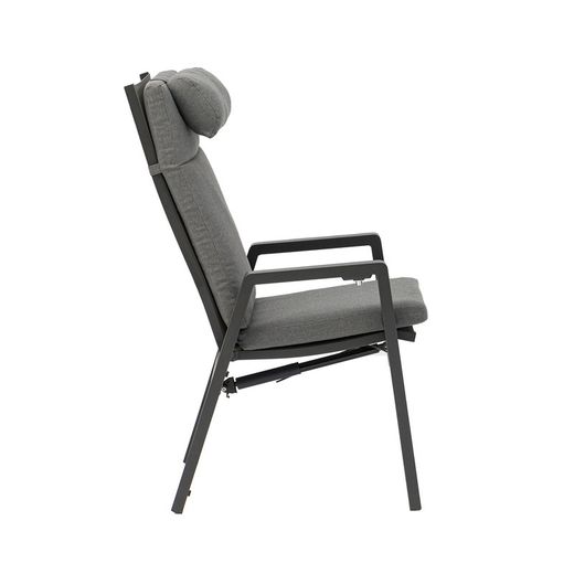 Anthracite aluminum garden dining set | Byron + Albury