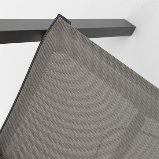 Anthracite aluminum garden dining set | Byron + Albury