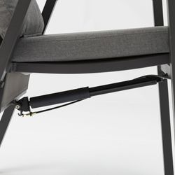 Anthracite aluminum garden dining set | Byron + Albury