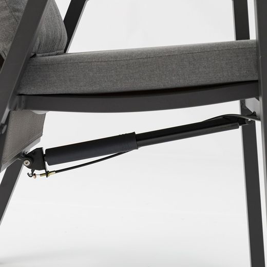 Anthracite aluminum garden dining set | Byron + Albury