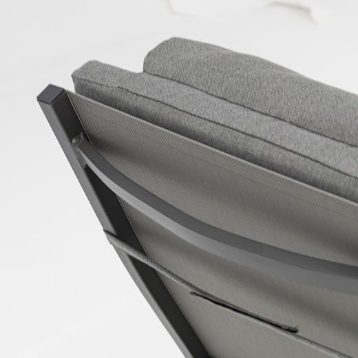 Anthracite aluminum garden dining set | Byron + Albury