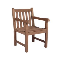 Teakhouten tuinfauteuil in honing, 56 x 60 x 92 cm | Danao