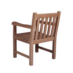 Teakhouten tuinfauteuil in honing, 56 x 60 x 92 cm | Danao