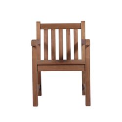 Teakhouten tuinfauteuil in honing, 56 x 60 x 92 cm | Danao