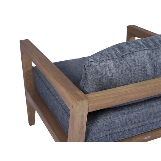 Garden sofa set in honey-colored teak | Roxas