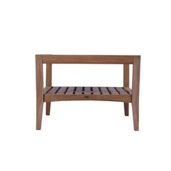 Garden sofa set in honey-colored teak | Roxas