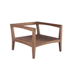 Garden sofa set in honey-colored teak | Roxas