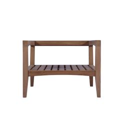 Garden sofa set in honey-colored teak | Roxas