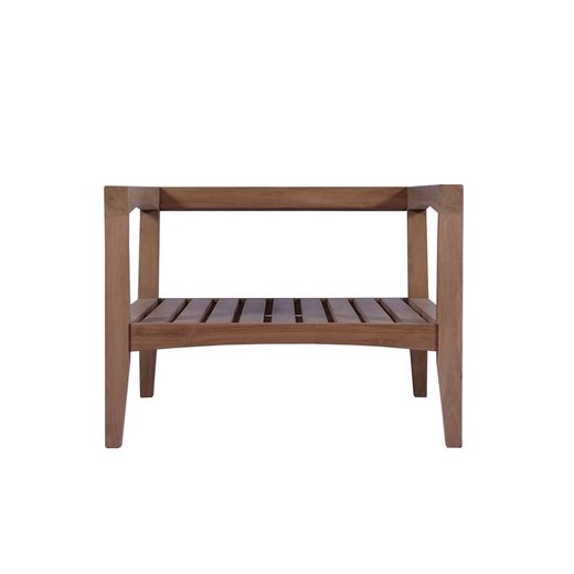 Garden sofa set in honey-colored teak | Roxas