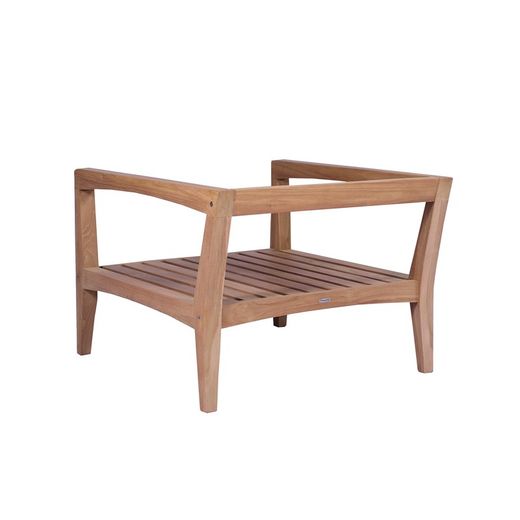 Garden sofa set in honey-colored teak | Roxas