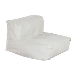 Fauteuil de jardin en tissu polyester beige, 90 x 87 x 65 cm | Bord de mer