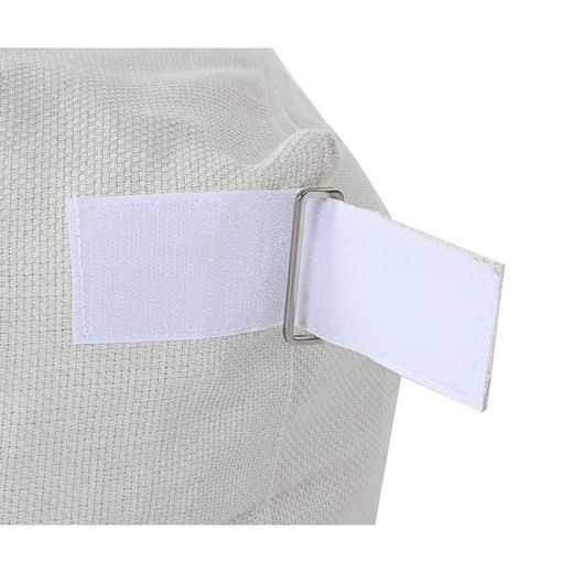 Fauteuil de jardin en tissu polyester beige, 90 x 87 x 65 cm | Bord de mer