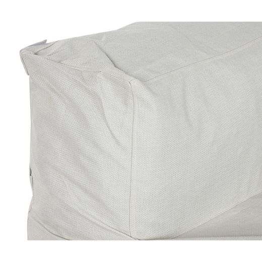 Fauteuil de jardin en tissu polyester beige, 90 x 87 x 65 cm | Bord de mer